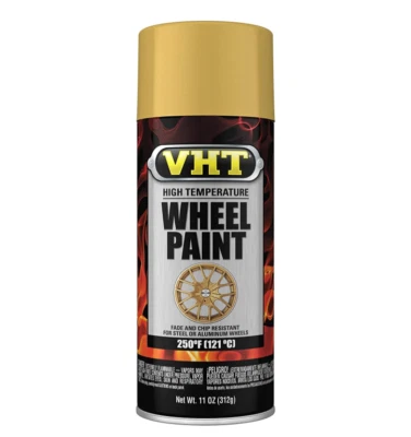 Llanta de pintura en aerosol de rueda dorada 2 piezas acero metal aluminio plástico - tarifas de importación gratuitas Foto 1 de 4