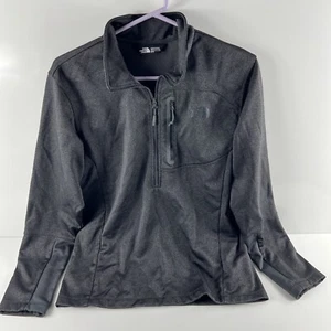 Pullover para hombre The North Face gris 1/2 media cremallera manga larga talla mediana - Imagen 1 de 12