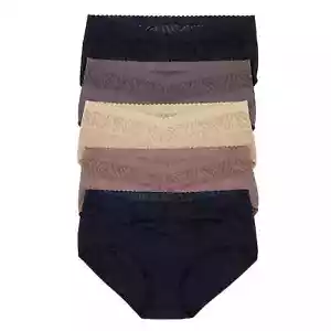 NEW Felina Ladies' Hipster with Lace 5 pack Size Small - Picture 1 of 4
