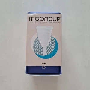 Mooncup Menstrual Cup Size B The Original Silicone Menstrual Cup New Boxed - Picture 1 of 9