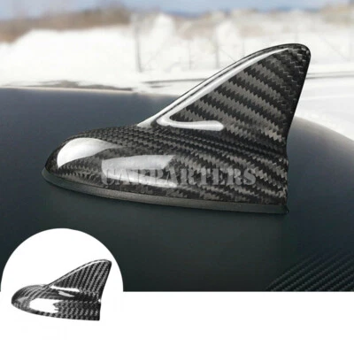 For Dodge Challenger SRT Carbon Fiber Car Roof Shark Fin Antenna Cover 2015-2021 - Image 1 of 4