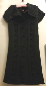 VERO MODA Pullover Gr. M, dunkelgrün Bommel Longpullover lang, Kurzkleid Strick - Bild 1 von 7