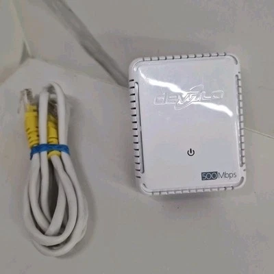 Devolo dLAN 500 Duo Single POWERLINE ADAPTER MT:2585 Add-On AV Ethernet Extender - Image 1 of 4