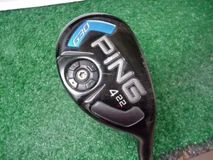 Nice Ping G30 22 degree 4 Hybrid Ping Tfc 80 Graphite Lite Flex 39.5 Inches - Picture 1 of 5