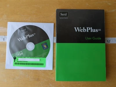 WebPlus X5 User Guide and CD by Serif Book - Image 1 of 4
