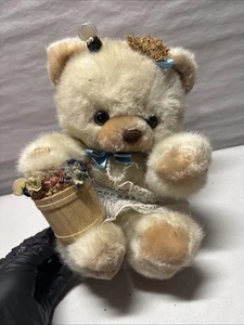 Ammorbidente tessuto Russ Berrie Bubba Bear Russ Berrie 1986 vintage - Foto 1 di 14
