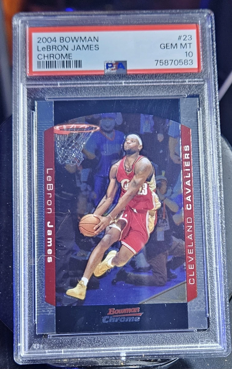 LeBron James Professional Sports PSA Basketball Trading Cards for