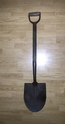 Vintage TRUE TEMPER DYNALITE Razor Back Coal Clam Shovel Antique Farm Tool Decor - Image 1 of 4