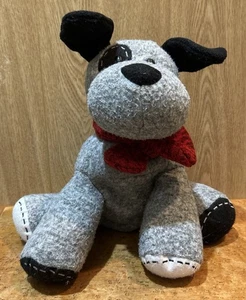 "Bufanda de peluche gris negro rojo de peluche para perro manchado Aurora 2018 12""" - Imagen 1 de 10