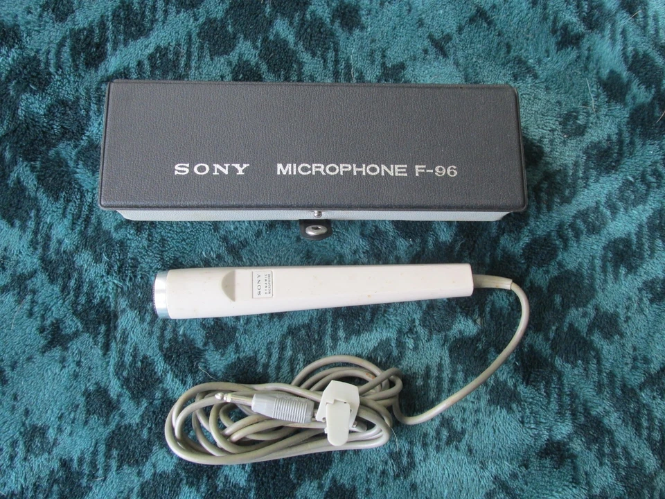 SONY F-96 OMNI-DIRECTIONAL Dynamic Microphone With Orignal Case - Image 1 of 1