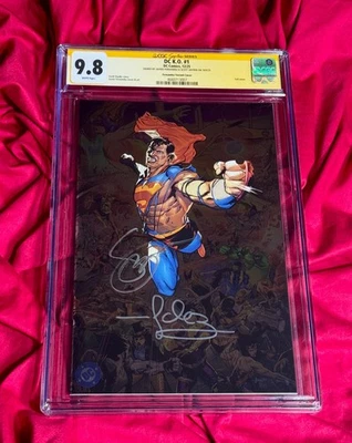 CGC SS 9.8~DC K O #1~Fernandez Foil Variant~SIGNED Scott Snyder+Javier Fernandez - Image 1 of 2