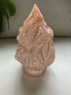 light shade art deco flame glass pink 1940s Footscray - image 1 of 4