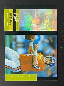 1995 Upper Deck SP F/X Holoview Die Cut 14 John Elway - Picture 1 of 2