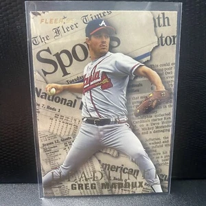 Actualización Fleer 1995 Greg Maddux #13 Headliners Atlanta Braves The Fleer Times - Imagen 1 de 2