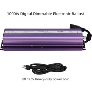 1000 Watt Digital Dimmable Electronic Ballast for Hydroponics HPS MH Grow Light - Picture 1 of 10