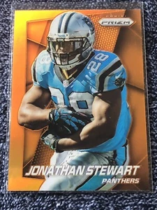 2014 Panini Prizm Prizms Orange Panthers Football Card #89 Jonathan Stewart - Picture 1 of 2