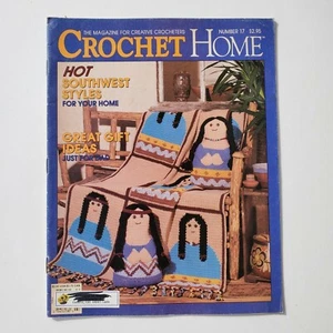 Crochet Home  Magazine June July 1990 Southwest Styles Vintage - Picture 1 of 4