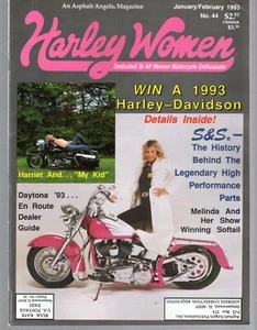 Harley Women an Asphalt Angels Magazine - Jan / Feb 1993 ~ 2-4 - Picture 1 of 1