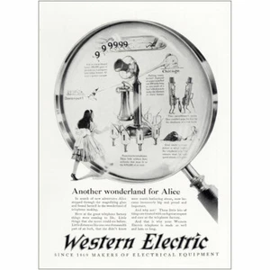 1925 Western Electric: Another Wonderland for Alice Vintage Print Ad - Picture 1 of 1