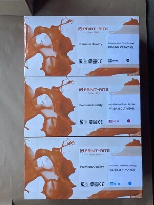Print-Rite CLT-K503L High-Yield for Samsung ProXpress C3010 series C3060 (3pk To - Image 1 of 2