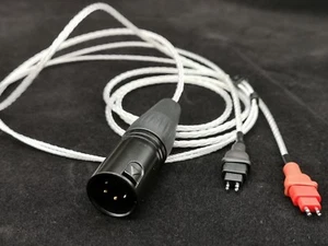 Cable Occ plateado equilibrado XLR de 4 pines para actualización Sennheiser HD600 HD650 - Imagen 1 de 5