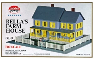 HO 1:87 Scale BELLA'S FARM HOUSE Kit Model Power NEW SEALED IN BOX 490 - Picture 1 of 2