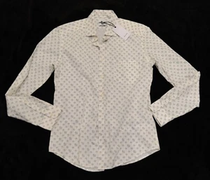NUEVO CON ETIQUETAS REISS Slim Fit Belotti Slim Fit Blanco Piña LS Camisa Para Hombre M Mediana $170 - Imagen 1 de 1