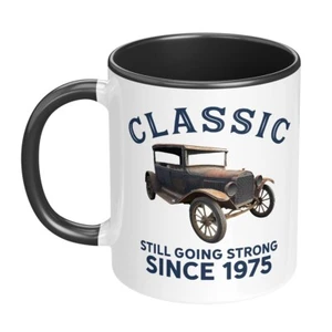 Taza de fiesta de 50 cumpleaños idea de regalo para hombre feliz cumpleaños edad 50 años - Imagen 1 de 10