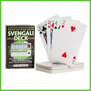 Giochi di Prestigio e Magia IL MAZZO SVENGALI Trucchi con Carte da Gioco Poker - Foto 1 di 7