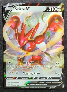Carta Pokemon Scizor V 118/189 2020 Darkness Ablaze ultra rara - Foto 1 di 2