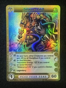 Chaotic TCG Max E 60 Grantkae Mipedian General 27/100 FU 1st Ed Super Rare NM/LP - Picture 1 of 2