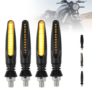 4PCS Motorcycle Flasher Light Built Relay Motorcycle Turn Signal Indicators - Picture 1 of 14
