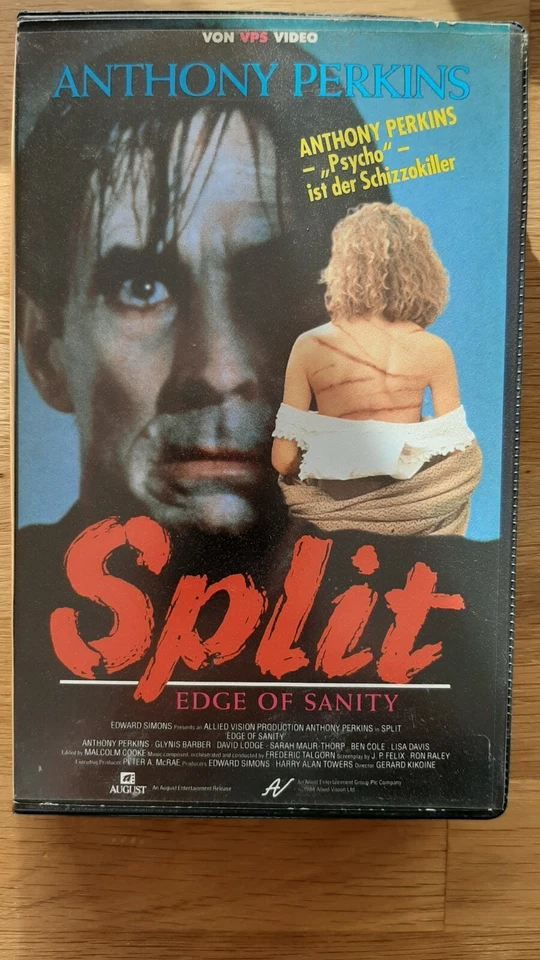 Split - Edge Of Sanity (Gérard Kikoine Anthony Perkins Unrated German VHS 1991!) - Bild 1 von 4