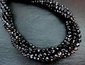 Spinell Strang facettiert 61,5ct 45,5cm Ø3,8mm K268 - Bild 1 von 6