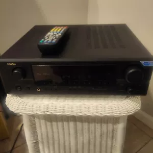 Denon Receiver AVR-1705 Bundle w/Remote Free Shipping W/Minor Defects Freeship - Picture 1 of 21