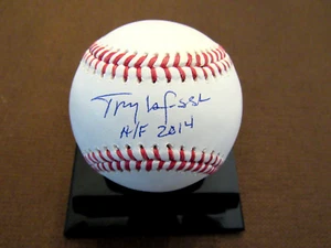 TONY LARUSSA HOF 2014 OAK A'S CARDS MANAGER SIGNED AUTO OML BASEBALL JSA BEAUTY - Picture 1 of 3