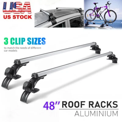 48" Car Top Roof Rack Cross Bar Luggage Carrier w/ Lock For Toyota Sienna 11-20 Foto 1 de 4