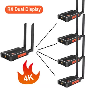 Extensor HDMI inalámbrico 4K transmisor de video receptor pantalla espejo de PC a TV - Imagen 1 de 17