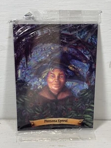 Tarjetas de rana de chocolate de Harry Potter holográficas ilustradas ""Sprout"" nuevas en paquete magia - Imagen 1 de 2