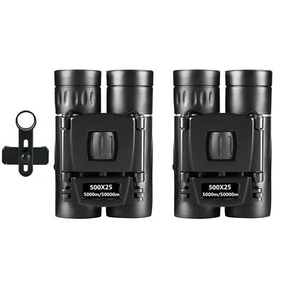 Mini Binocular Green Film Objective Lens Daily Waterproof 500x25 for Games - Image 1 of 2