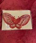 Red Sexy Sequin Butterfly Thongs Underwear 