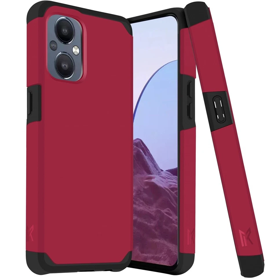 Funda híbrida a prueba de golpes para OnePlus Nord N20 5G + Vidrio templado Foto 1 de 1