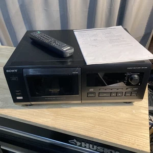 Sony CDP-CX55 50+1 cambiador de CD reproductor carrusel control remoto manual probado funcionando - Imagen 1 de 13