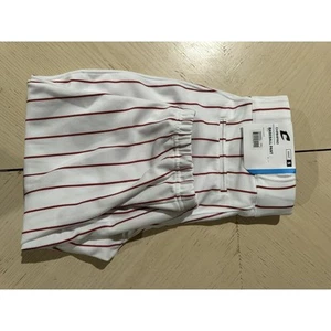 Pantalones de béisbol Champro para hombre pequeños rojos/blancos a rayas - Imagen 1 de 2