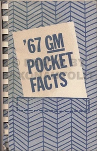 1967 GM Pocket Facts Book Canadian Dealer Album - Picture 1 of 2