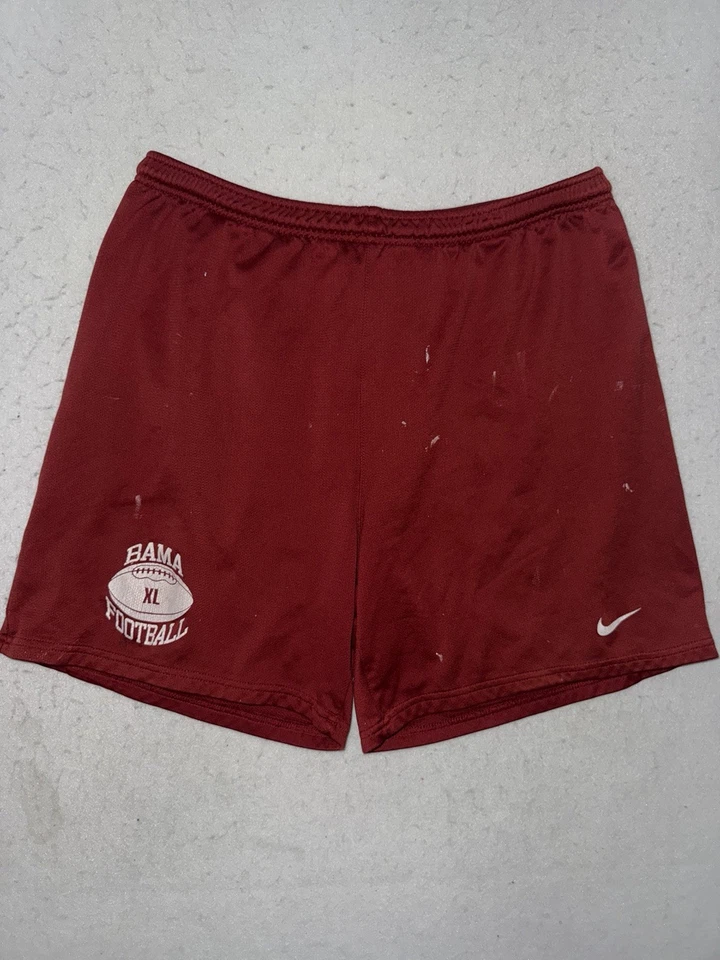 VTG Nike Alabama Crimson Tide Team Issued Game Shorts Size XL RARE - Image 1 of 4