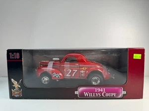 Road Signature 1941 Willy's Coupe 1/18 Scale Diecast New In Box - Picture 1 of 8