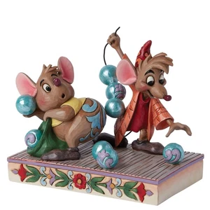 Collezione Tradizioni Disney di Jim Shore Cenerentola Jaq e Gus con Perline F... - Foto 1 di 7