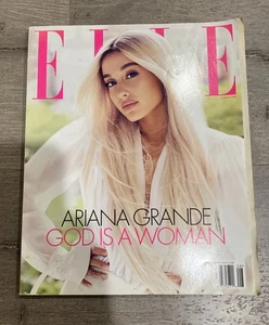 Elle Magazine August 2018 Issue Ariana Grande - Picture 1 of 7