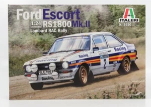 MODELLINO AUTO STATICO ITALERI FORD ESCORT VATANEN RALLY RAC LOMBARD 1981 1/24 - Foto 1 di 3